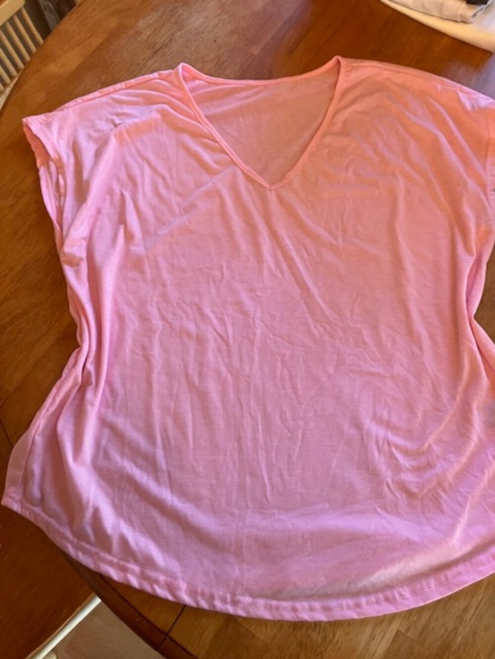 Barbie Pink V Neck Tshirt